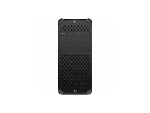 Front. HP - HP Z4 G5 Workstation - Xeon 6-Core 2 GHz - 16 GB DDR5 - 512 GB SSD - Intel W790 - Win 11 Pro - T1000 4 GB - Black.