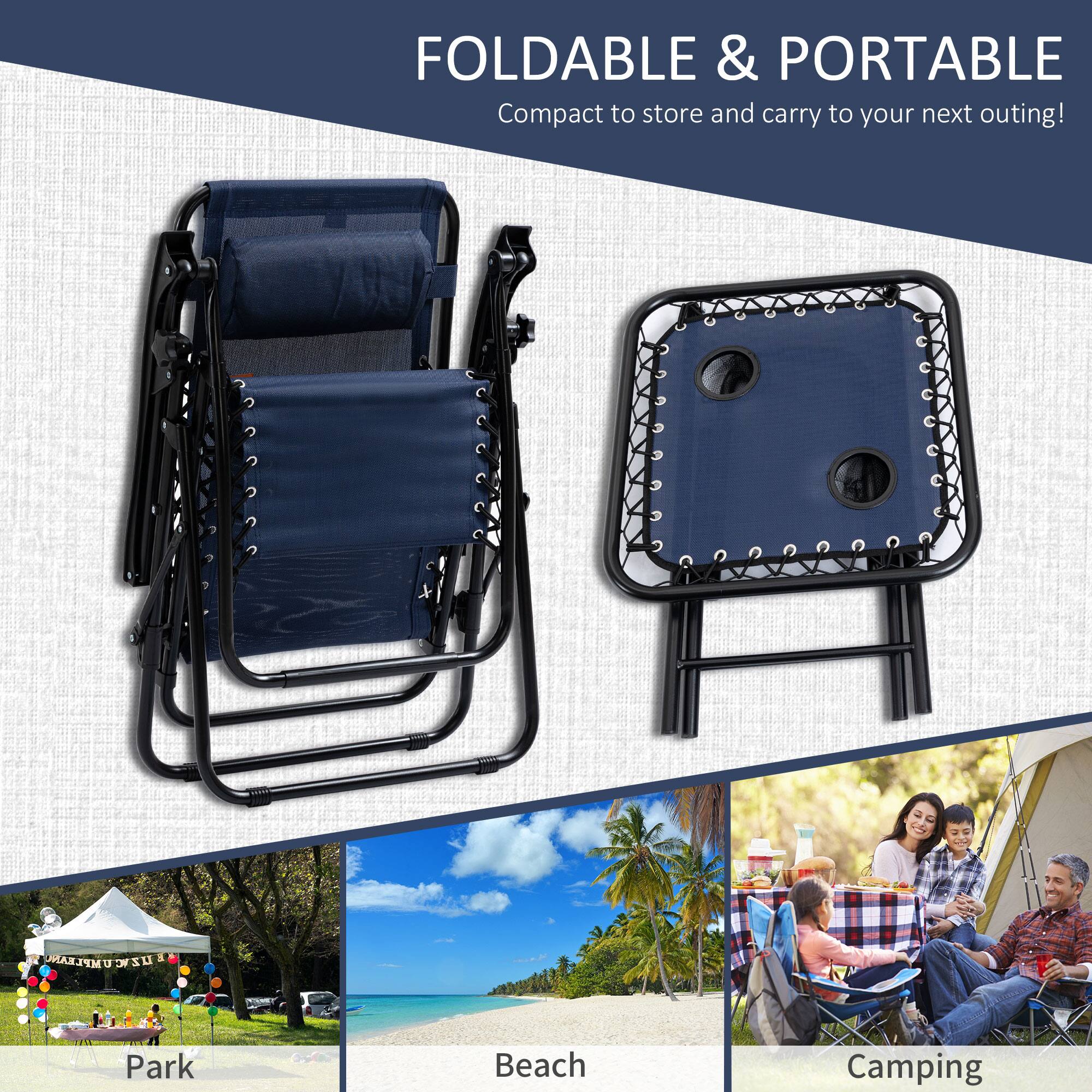 FOLDABLE & PORTABLE Compact to store and carry to your next outing! Park Beach Camping