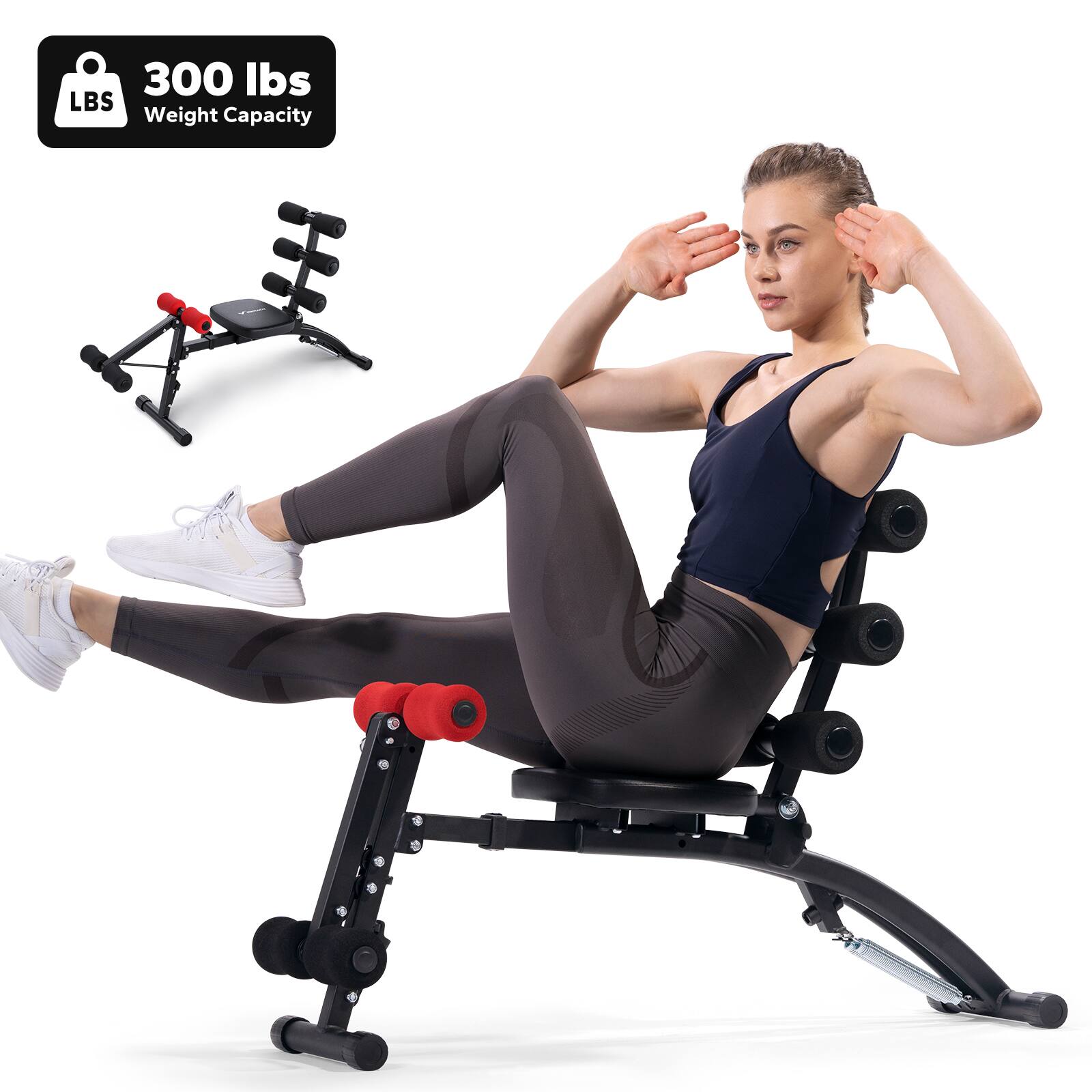 NEW MERACH Ab Trainer Abdominal Workout Bench Exerciser Home