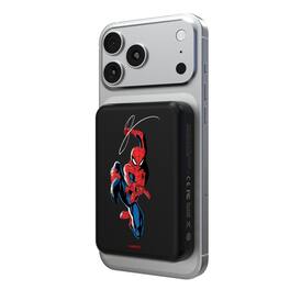 Keyscaper - Marvel Badge Wireless Mag Power Bank - Spider-Man