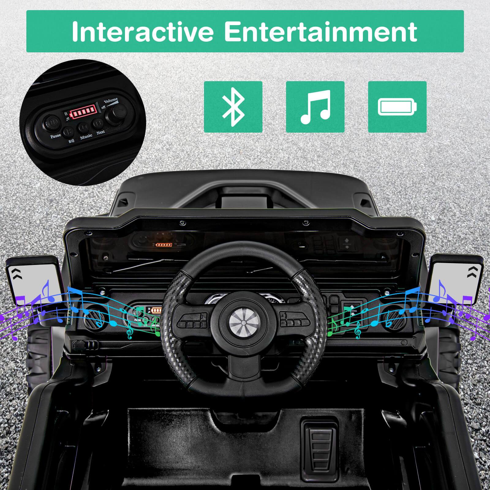 Interactive Entertainment

- Bluetooth
- Music
- USB