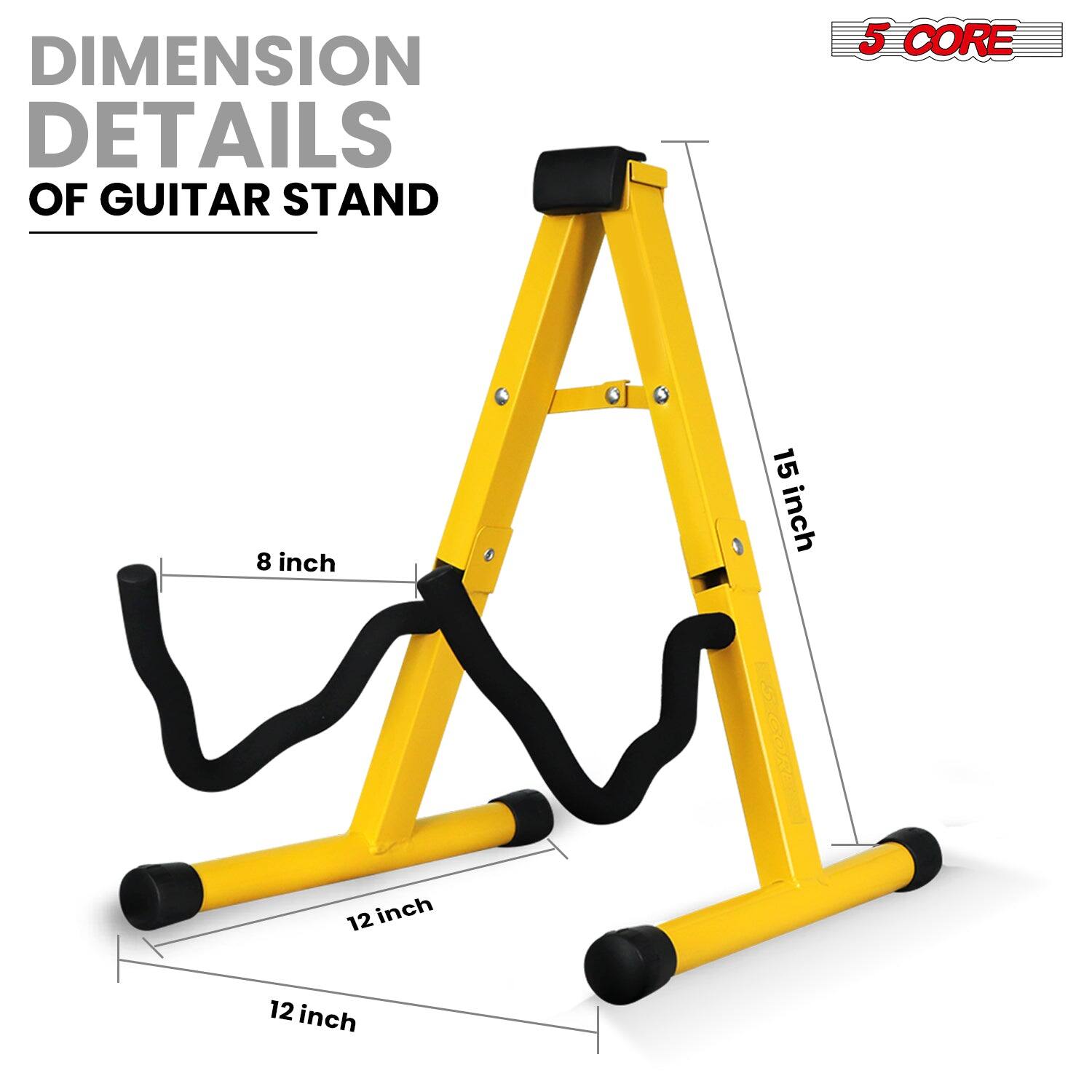 DIMENSION DETAILS OF GUITAR STAND

5 CORE

8 inch  
15 inch  
12 inch  
12 inch