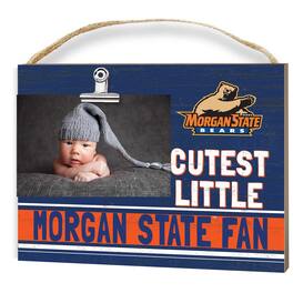 Jardine - Morgan State Bears 8" x 10" Cutest Little Fan Team Logo Clip Photo Frame - Blue