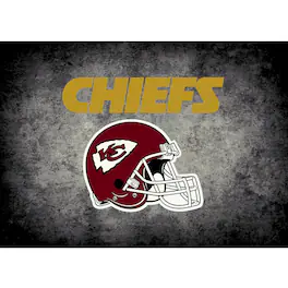 Imperial - Kansas City Chiefs 3'10" x 5'4" Distressed Rug - Black