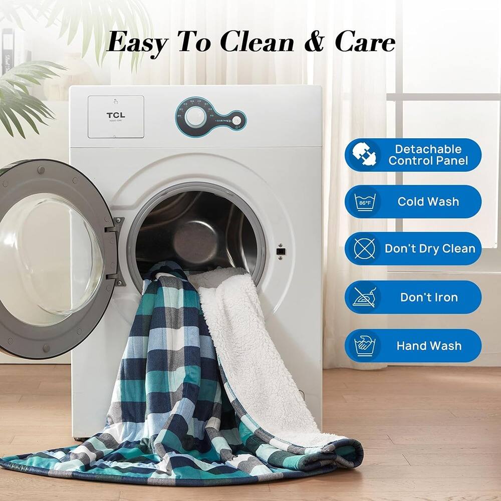 Easy To Clean & Care

- Detachable Control Panel
- Cold Wash
- Don't Dry Clean
- Don't Iron
- Hand Wash