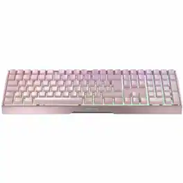 CHERRY - XTRFY MX 3.0S Gaming Keyboard - Wired/Wireless Connectivity - Bluetooth/RF - Full-size - 5.2 - 33 ft - 2.40 GHz - Pink
