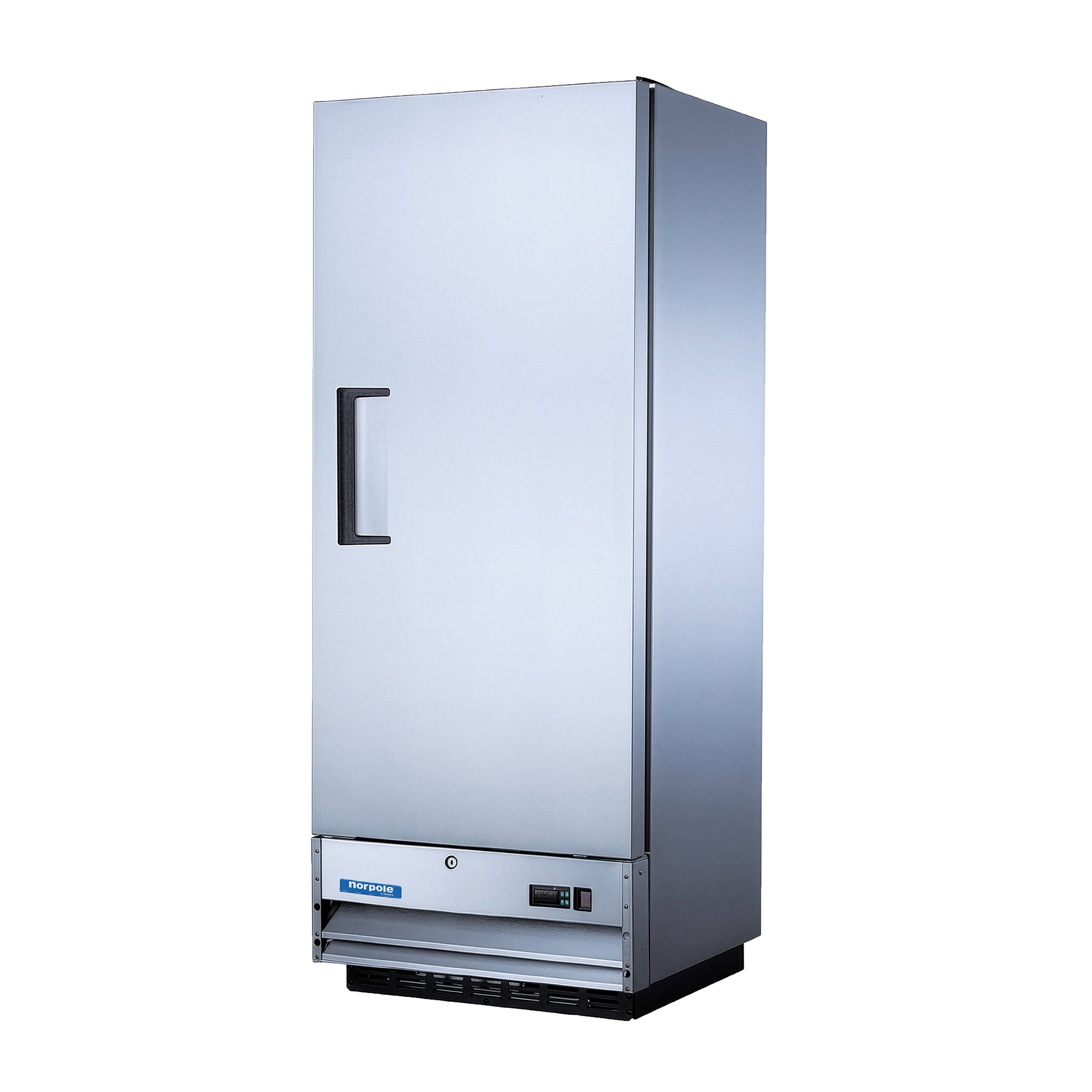 Alt View 2. Magic Chef - Commercial 12 cu. ft. Single Door Reach-In Refrigerator in Stainless Steel - Stainless Steel.