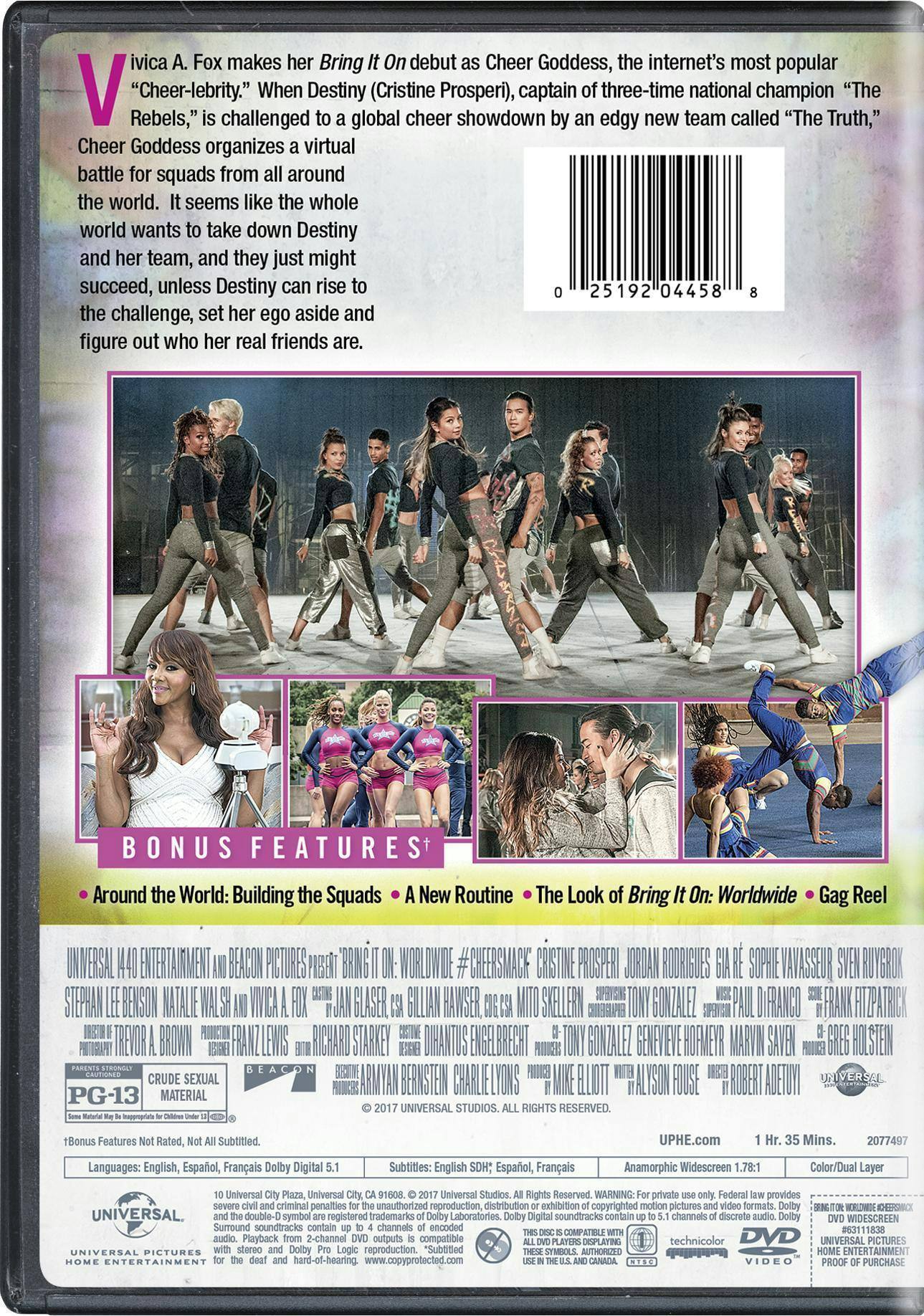 Angle. Bring It On: Worldwide Showdown [DVD].