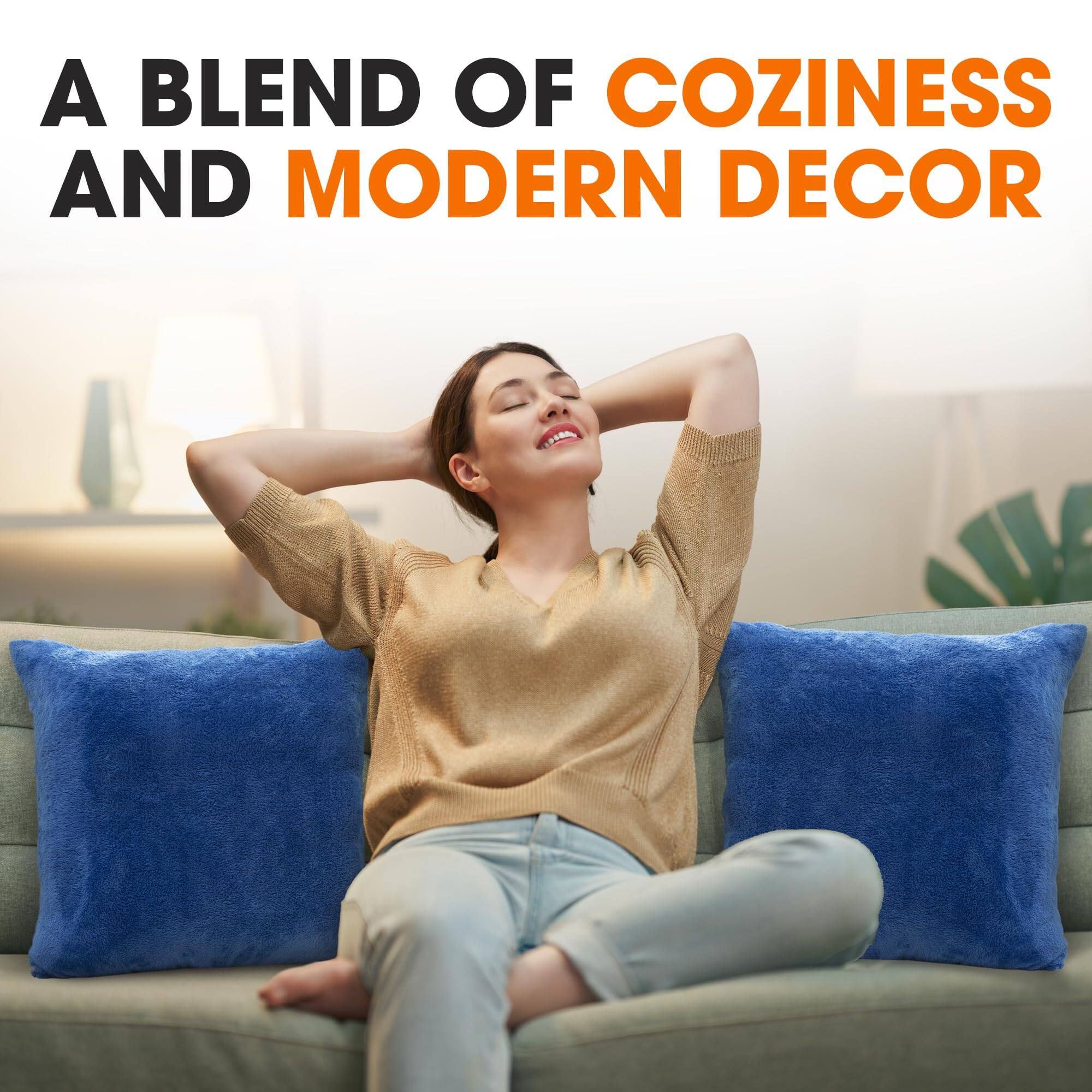 A BLEND OF COZINESS AND MODERN DECOR