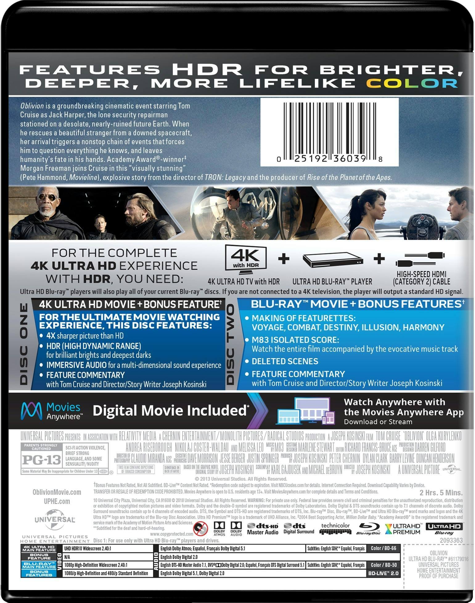 Angle. Oblivion (4K Ultra HD) [UHD].