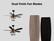 Dual Finish Fan Blades
Oak
Black
