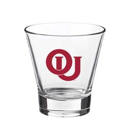 Indigo Falls - Oklahoma Sooners 12oz. Slant Vault Rock Glass - Multicolor