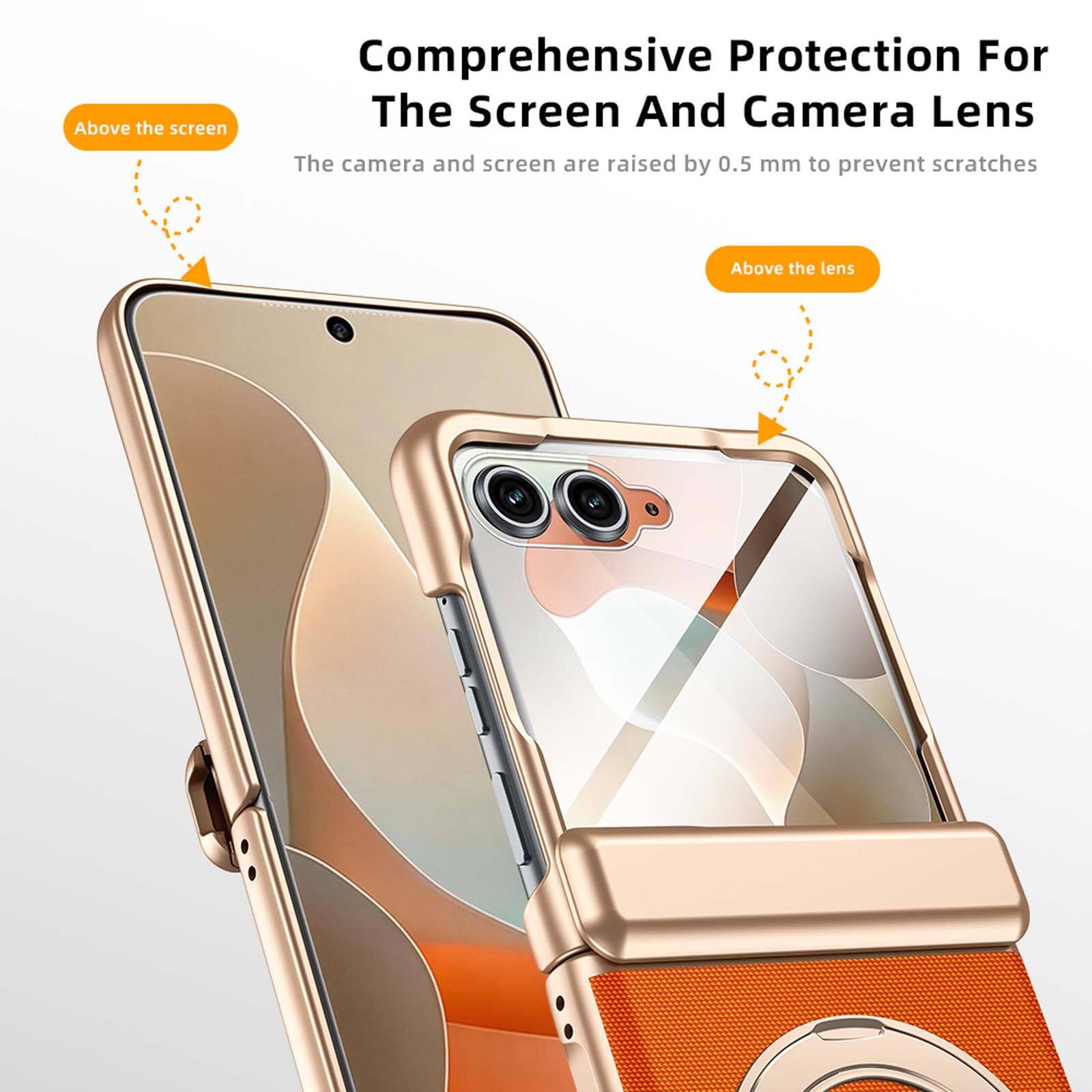Comprehensive Protection For The Screen And Camera Lens

The camera and screen are raised by 0.5 mm to prevent scratches

Above the screen

Above the lens