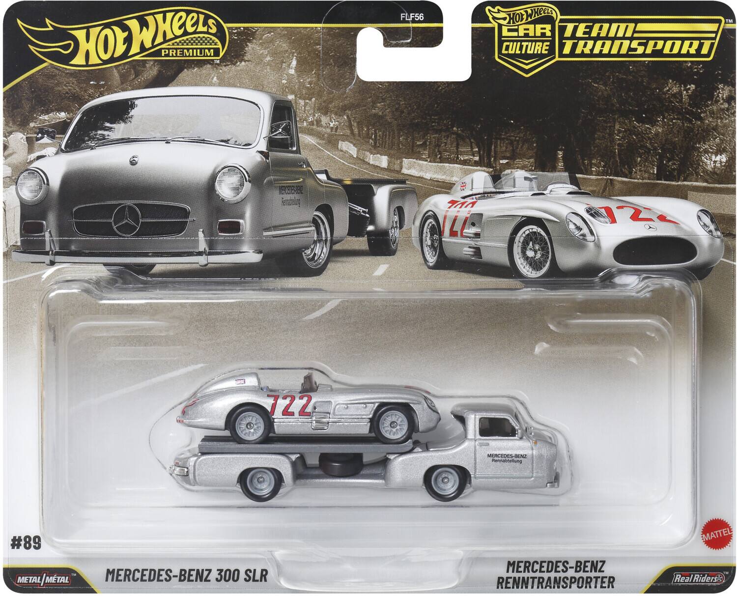 Mattel Hot Wheels Premium Team Transport 4 Piece K Assortment