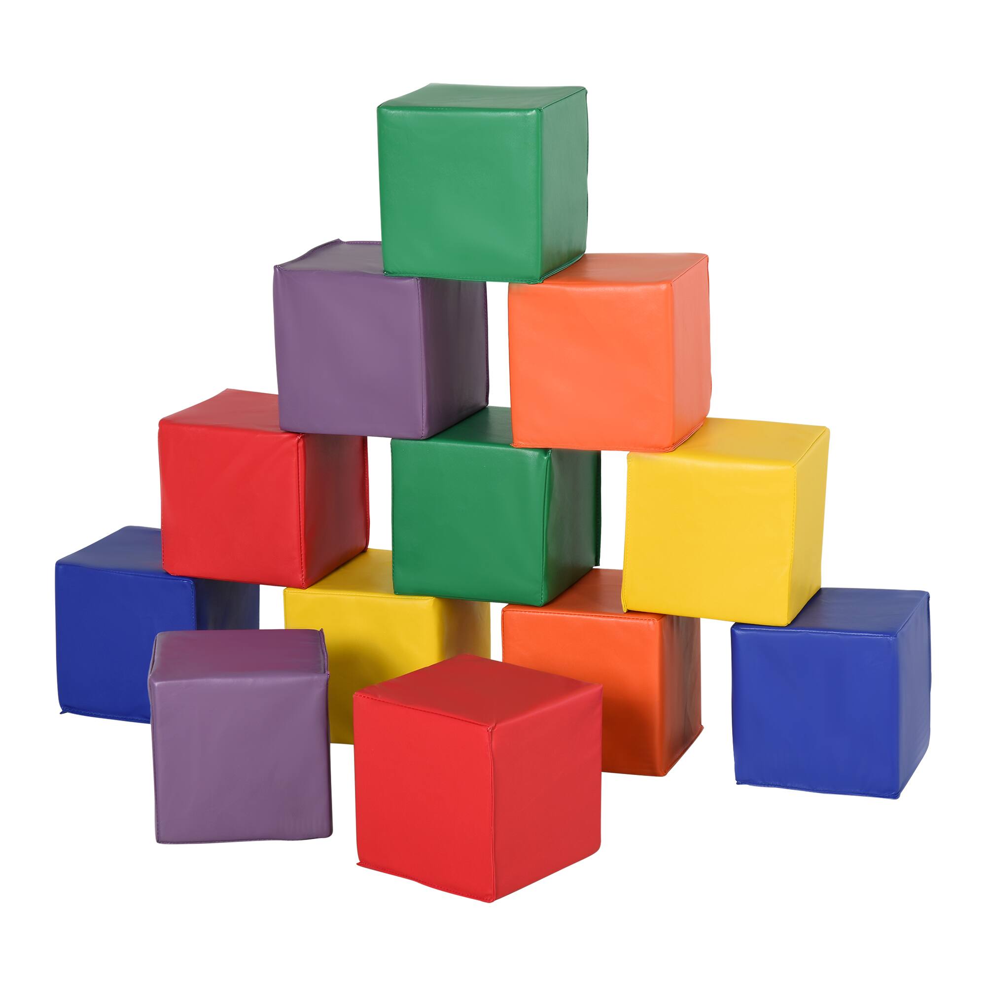 Siljoy - 12-Piece Soft Foam Play Blocks, Building & Stacking Toy, Safe, Washable, for Toddlers, Educational Learning Toy - Multi price history on PriceWatchPro