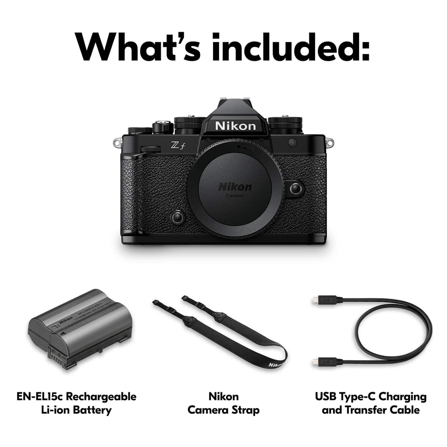 Nikon Z f 4K Video Mirrorless Camera (Body Only) Black 1761