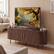 Alt View 4. Costway - Costway Fluted TV Stand for TVs up to 60", Mid Century Curved Entertainment Center - Walnut.