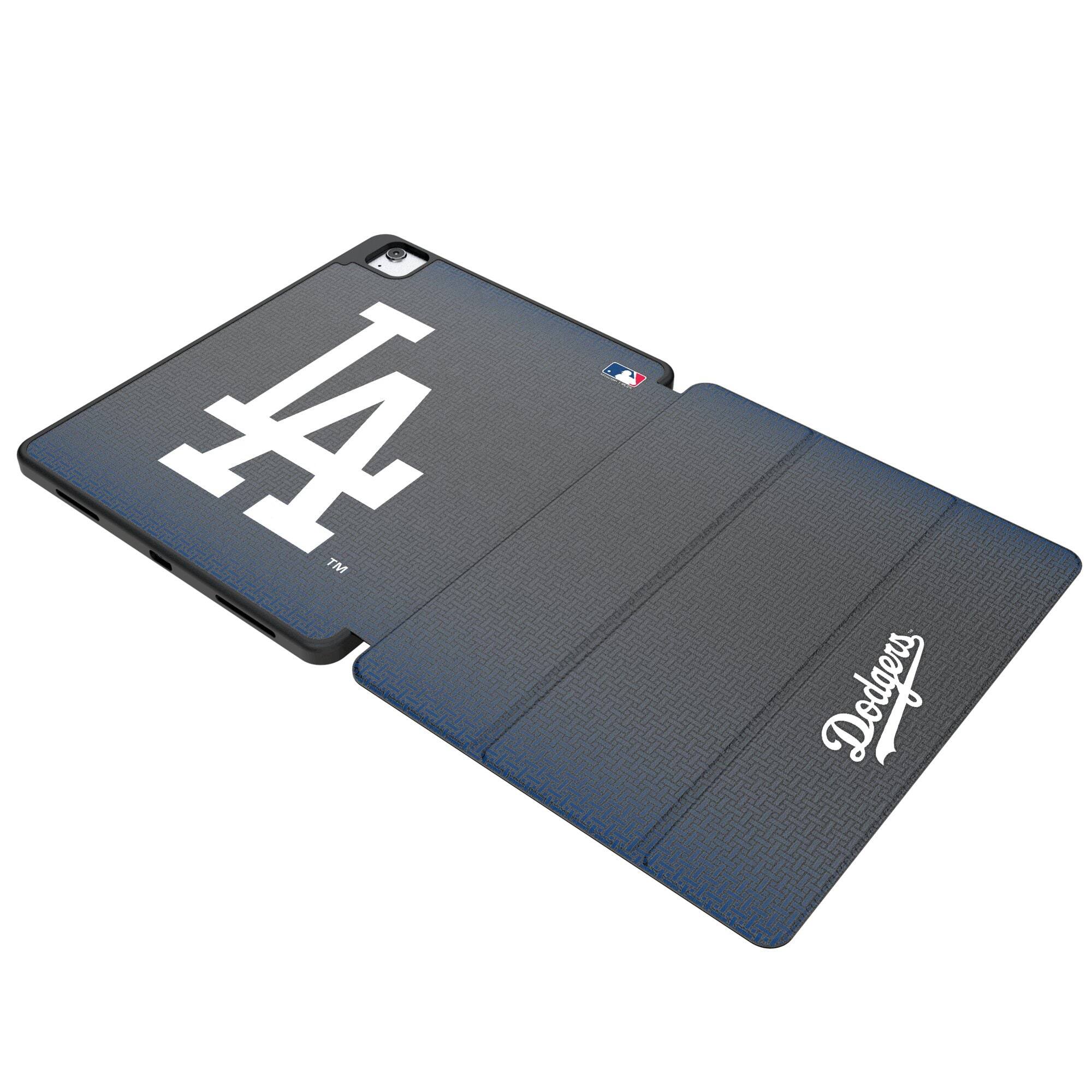 Front. Keyscaper - Los Angeles Dodgers iPad Case - 7/8/9 Gen / 10.5in Pro / 3rd Gen Air - Black.