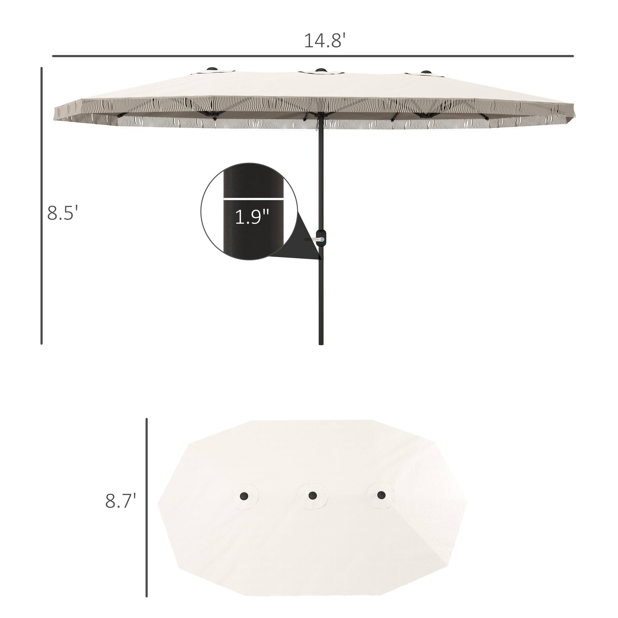 14.8', 8.5', 1.9", 8.7'