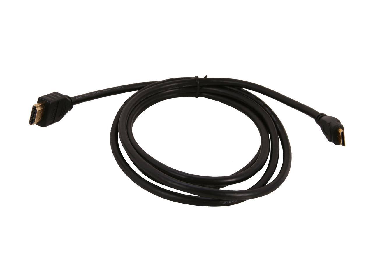 Alt View 1. Nippon Labs - Nippon Labs MHDMI-6 6 ft. Premium HDMI Male to Mini HDMI Male Adapter Cable, Black.