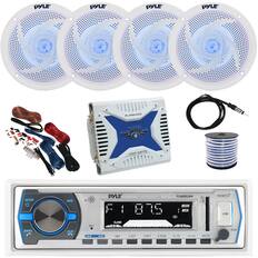 PYLE PYLE PYLE PYLE IP PLMRA420 ... PYLE 2 1000 WATTS C MODE BAND AMS CLK IR MIC H PYLE F CLASS >P 4 875 2 INT 3 RPT 4 RDM PLMRB29W CARD use 5 5-10 5 +10 SD & MUTE RESET USB AUX