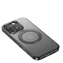 Stock Preferred - 360° Rotating Magnetic Phone Case for iPhone 16 Pro Max - Matte Black