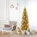Alt View 15. Costway - 6FT Gold Tinsel Tree Slim Pencil Christmas Tree - Champagne.