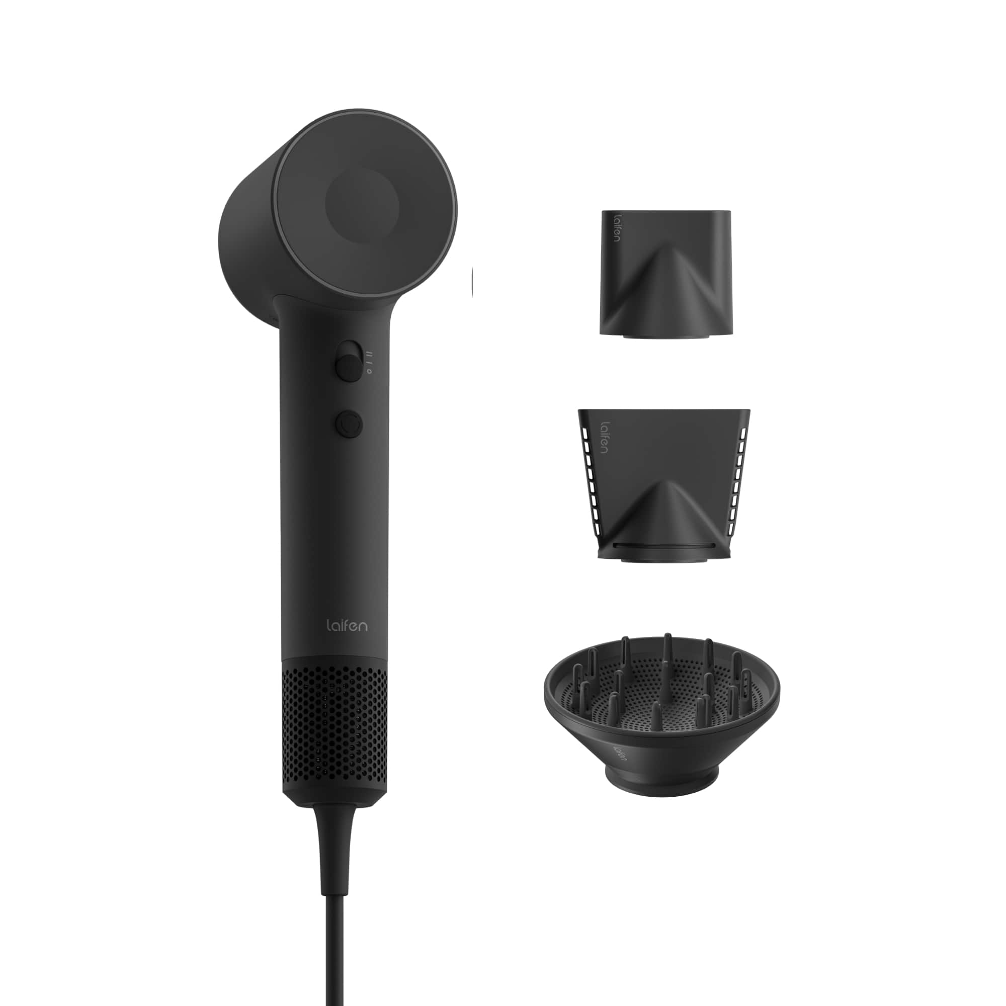 Laifen - SE 2 Hair Dryer - 3 Attachments - Black