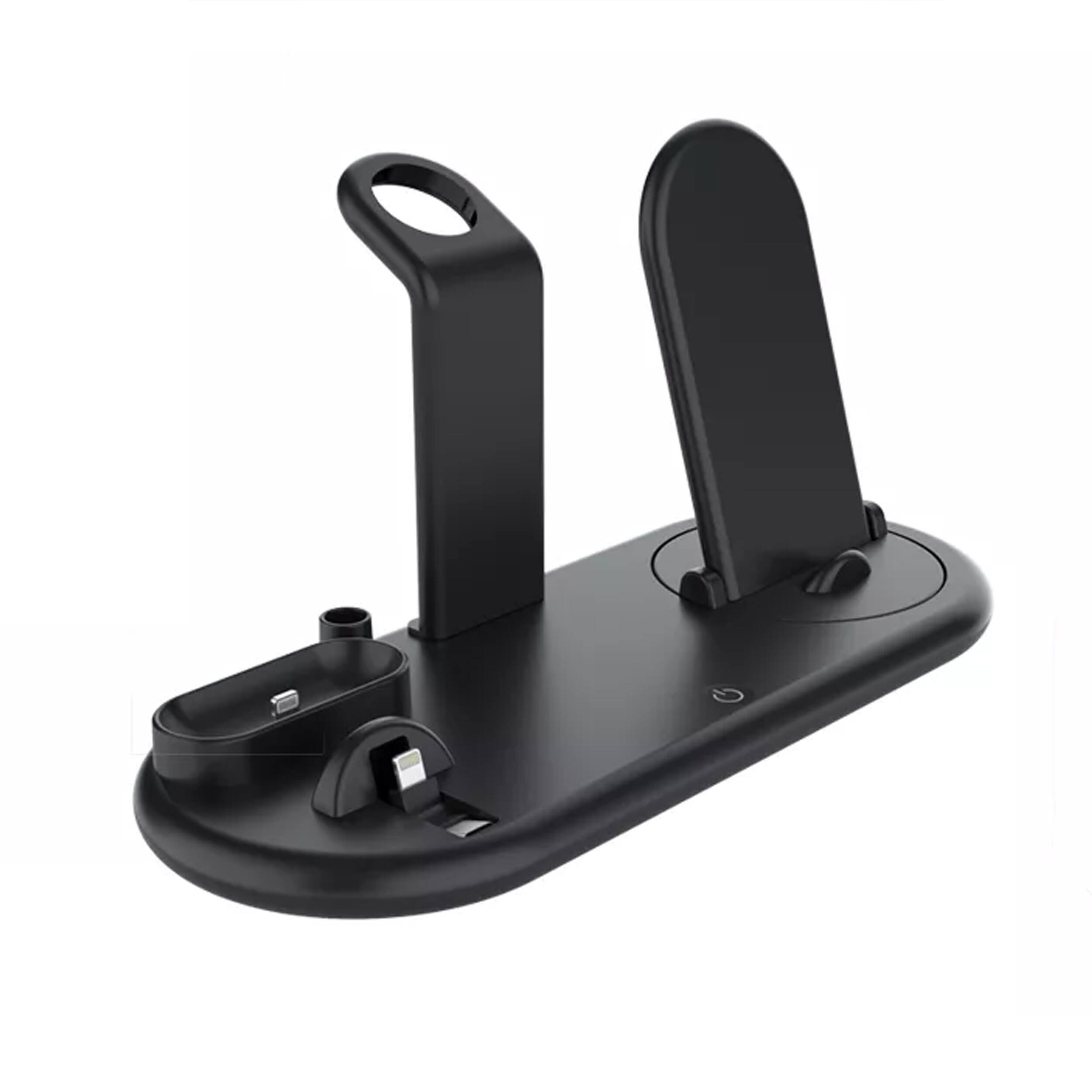 Alt View 1. Trexonic - Trexonic 7 in 1 Qi Wireless Charging Station - Black.