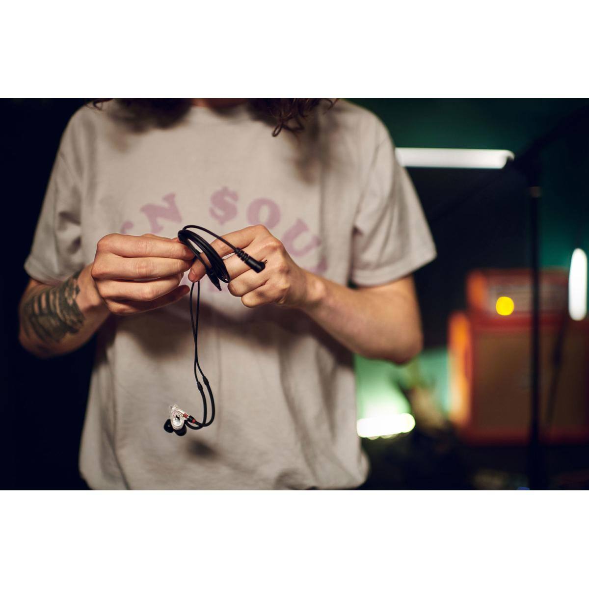 Alt View 9. Sennheiser - Sennheiser IE 100 PRO Professional In-Ear Monitoring Headphones, Clear.