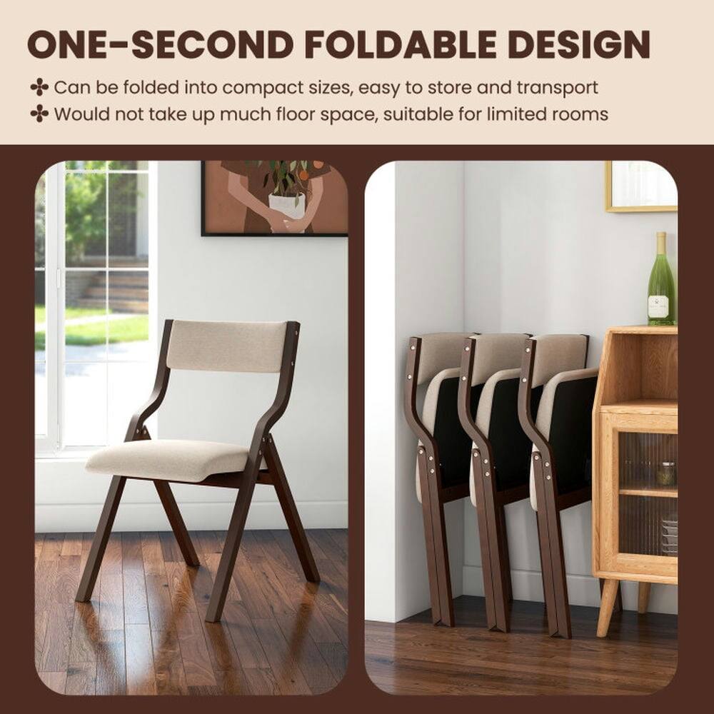 ONE-SECOND FOLDABLE DESIGN  
- Can be folded into compact sizes, easy to store and transport  
- Would not take up much floor space, suitable for limited rooms