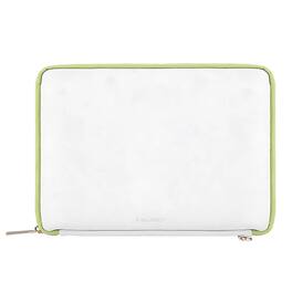 Kitcheniva - Tablet Leather Sleeve Pouch Case Carry Bag For 11" Google Pixel Tablet - White/Lawn Green