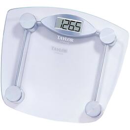 Taylor Precision Products - Digital 400-lb Capacity and Glass Bathroom Scale - Chrome