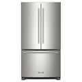 KitchenAid - 36 in. Wide 20 cu. ft. French Door Counter-Depth Refrigerator with Interior Water Dispenser - Stainless Steel