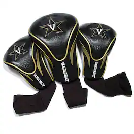Team Golf - Vanderbilt Commodores 3-Piece Contour Head Cover Set - Multicolor