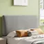Angle. Pinmoco - Pinmoco - Upholstered Headboard Ergonomic Design Headboard - Gray.