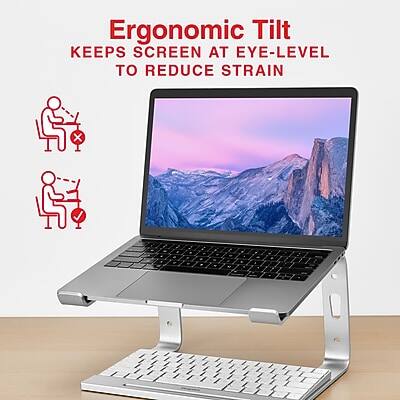 Ergonomic Tilt  
KEEPS SCREEN AT EYE-LEVEL TO REDUCE STRAIN