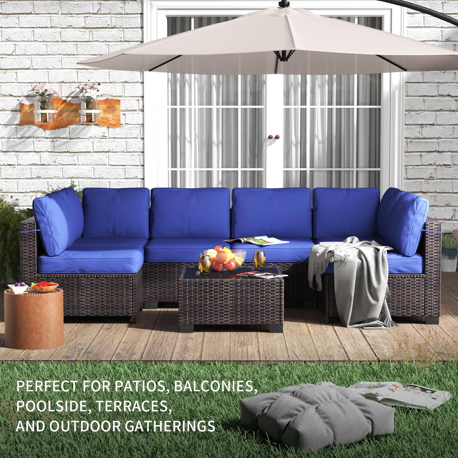 PERFECT FOR PATIOS, BALCONIES, POOLSIDE, TERRACES, AND OUTDOOR GATHERINGS