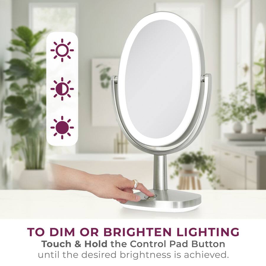 TO DIM OR BRIGHTEN LIGHTING  
Touch & Hold the Control Pad Button until the desired brightness is achieved.