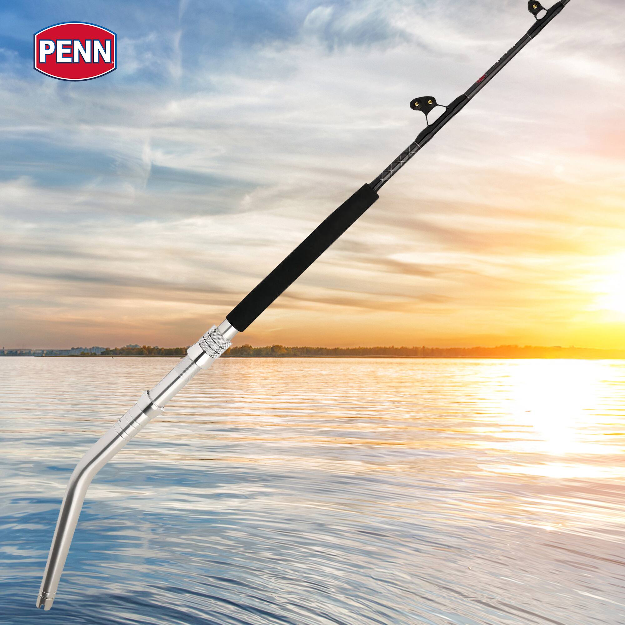 Alt View 3. PENN - Penn Ally II Bent Butt Conventional Boat Rod, 6 Feet, Loads Up To 80 Pounds - Black.