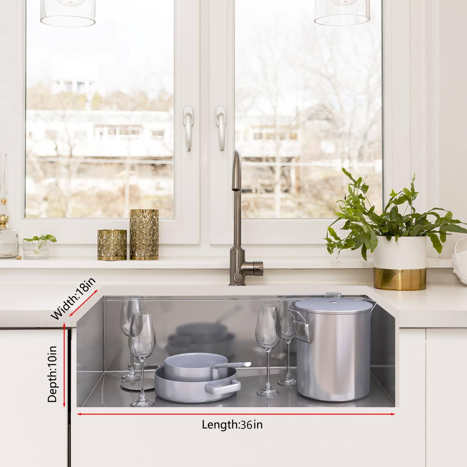 Width: 18in  
Depth: 10in  
Length: 36in