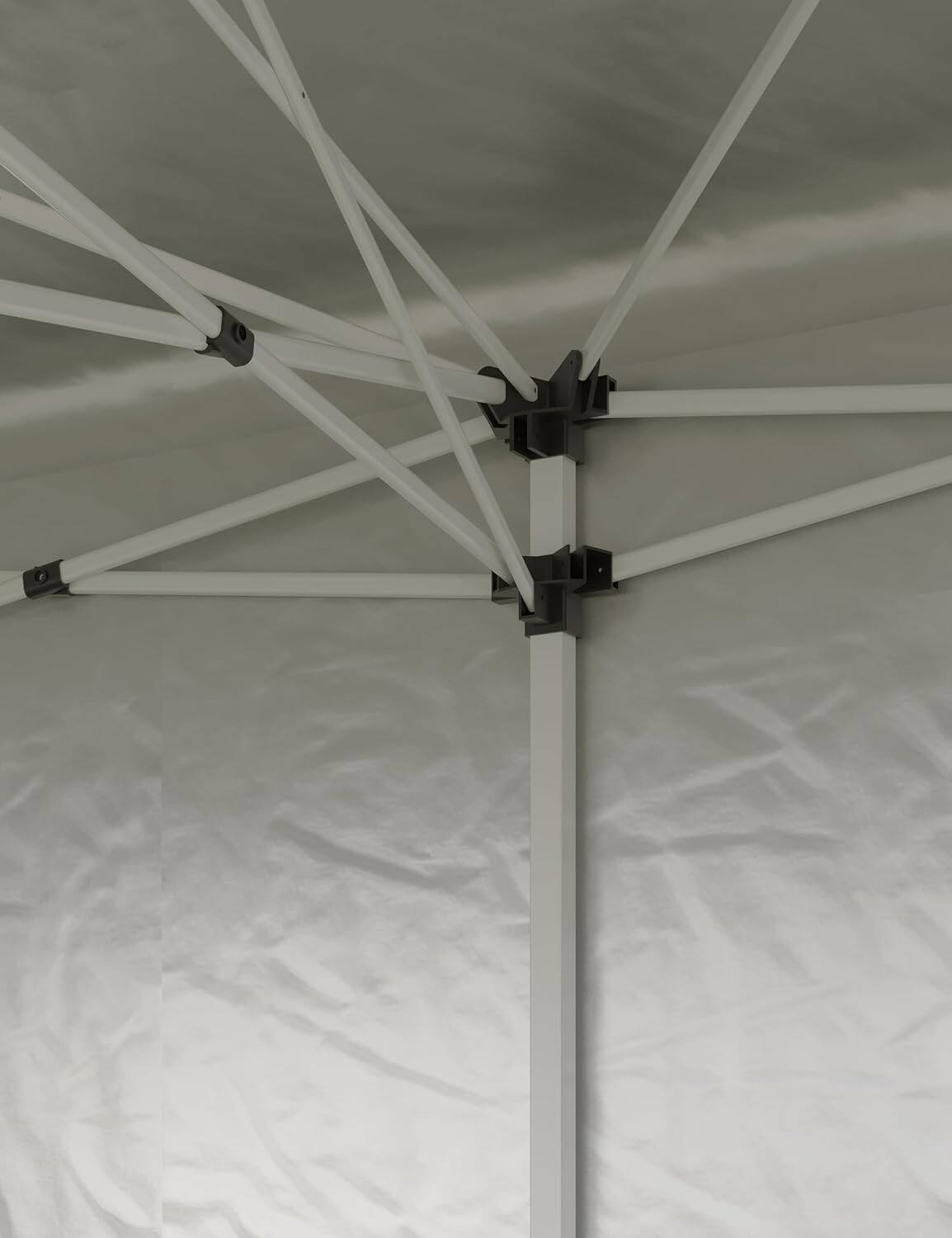 Alt View 1. Acekool - 10'x20' Pop-Up Canopy Tent, Instant Commercial Outdoor Shelter with 2 Sidewalls, 12 Stakes, 6 Sandbags, Green.