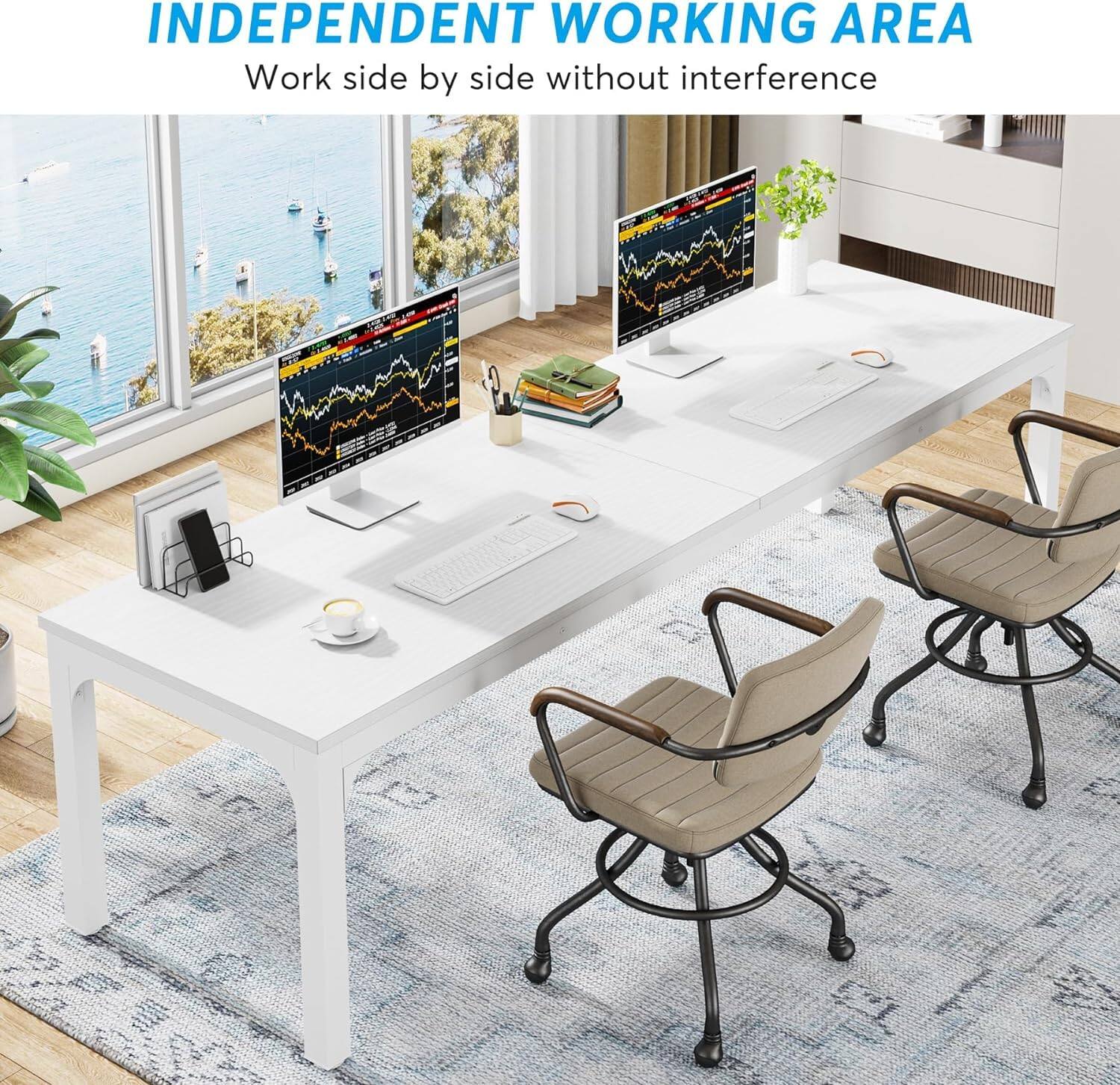 INDEPENDENT WORKING AREA  
Work side by side without interference