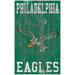 Fan Creations - Philadelphia Eagles 11'' x 19'' Heritage Distressed Logo Sign - Multicolor