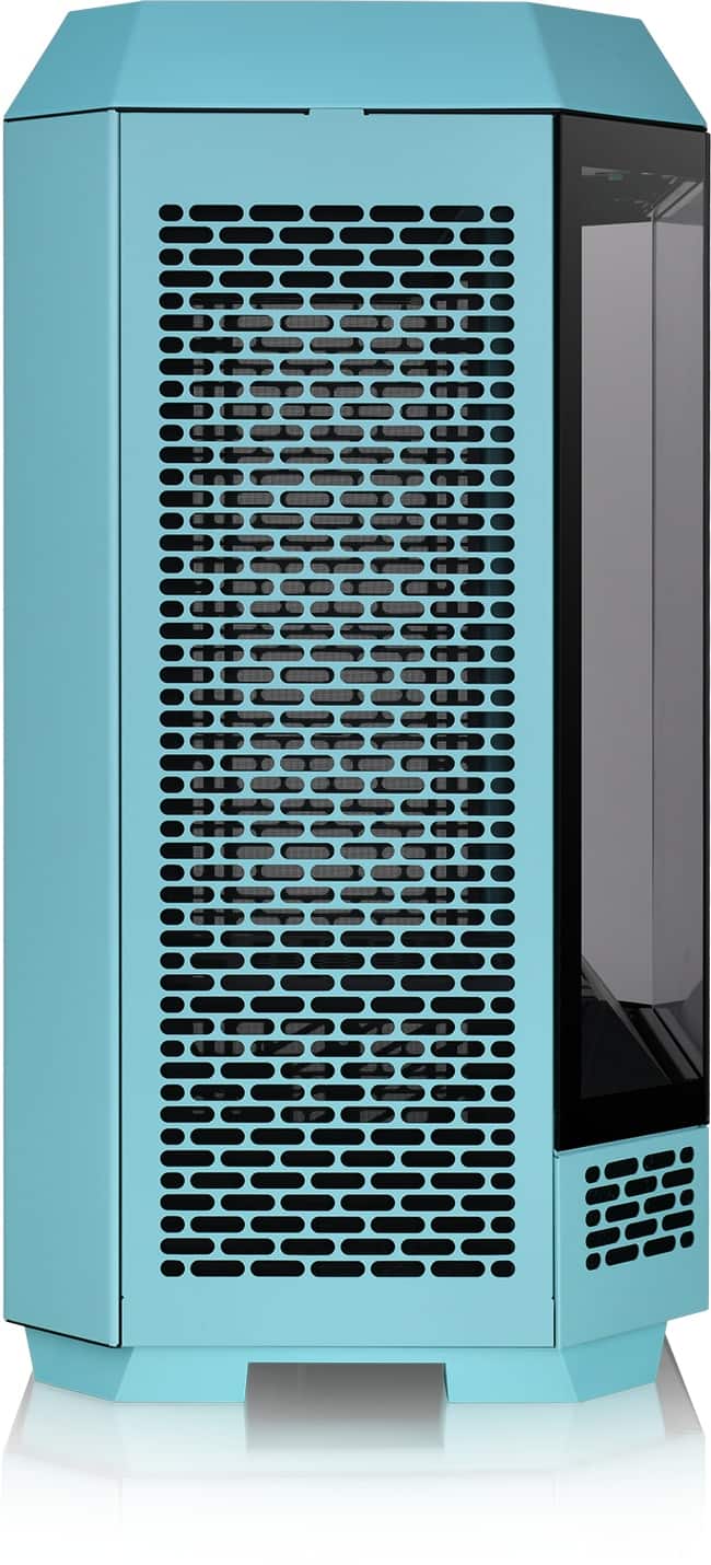 Alt View 15. Thermaltake - The Tower 300 Micro ATX PC Case - Turquoise.