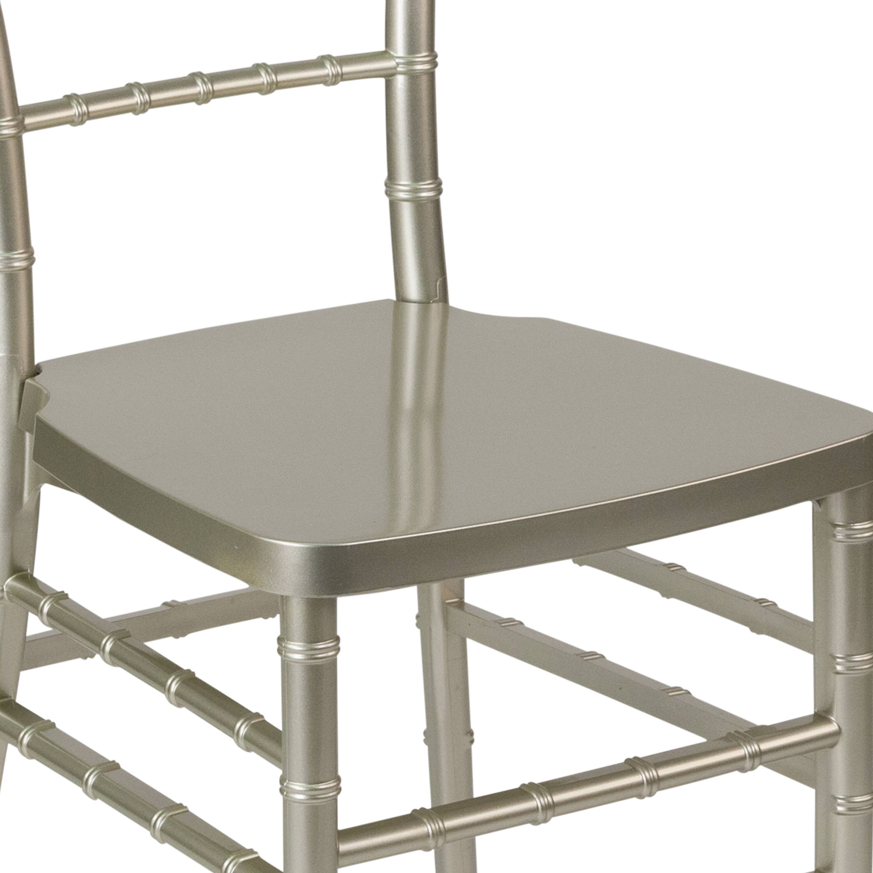Alt View 7. Emma + Oliver - Wedding & Event Resin Stacking Chiavari Dining Chair - Champagne.