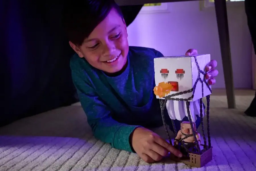 Minecraft Blast Attack Ghast Feature Figure JFB69 Best Buy