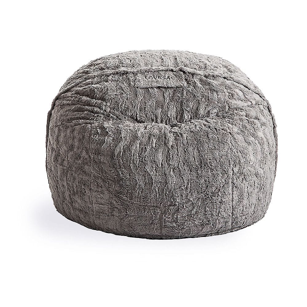 Front. Lovesac - SuperSac in Phur - Chinchilla.