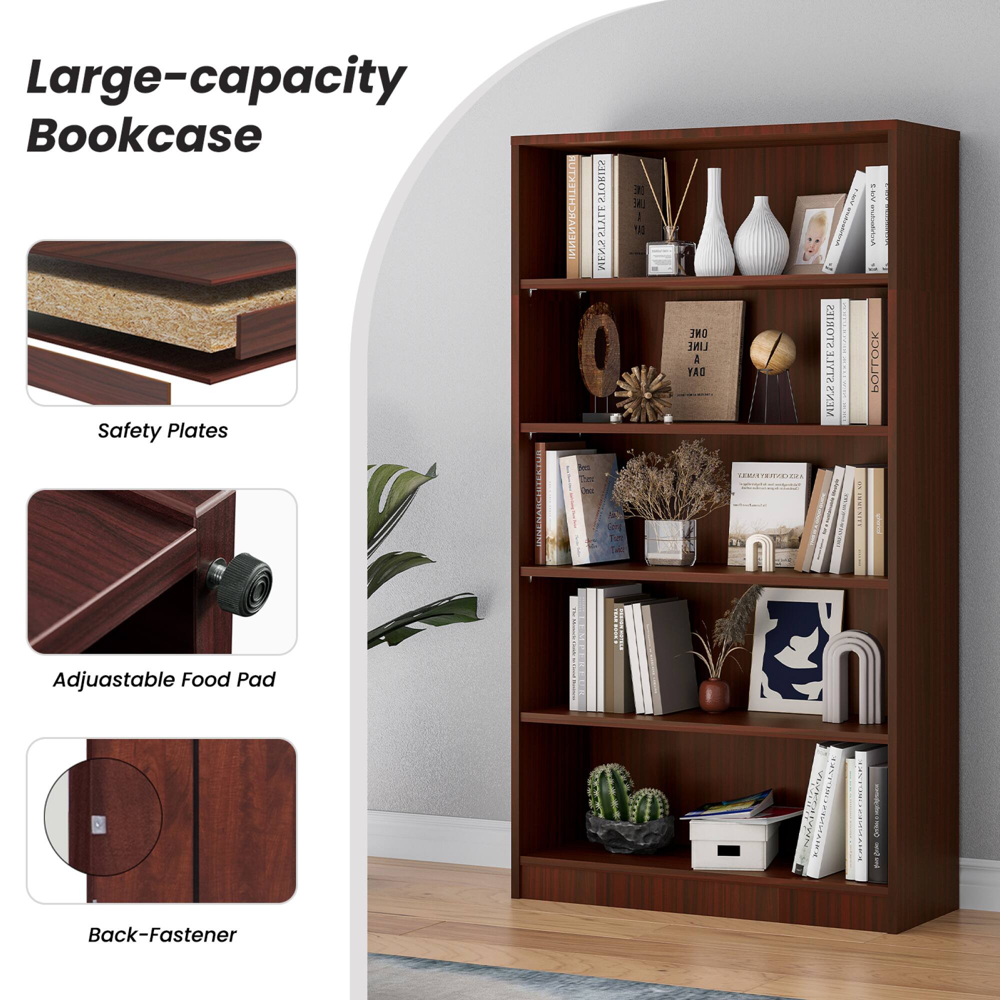 Large-capacity Bookcase

Safety Plates

Adjustable Food Pad

Back-Fastener