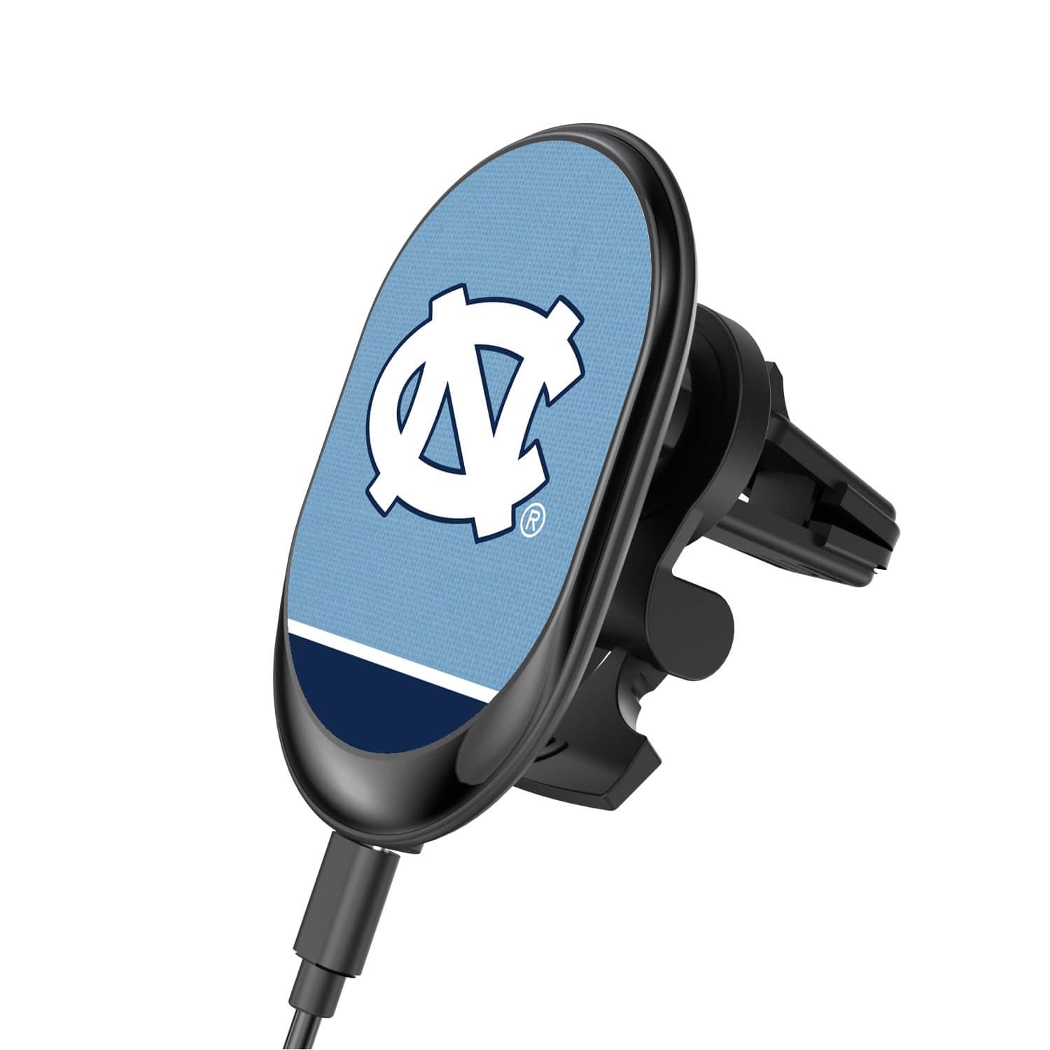 Keyscaper - North Carolina Tar Heels Wireless Magnetic Car Charger - Multicolor